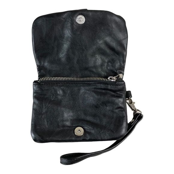 4/$45 DYNAMITE Little Black Faux Leather Purse - Picture 4 of 5